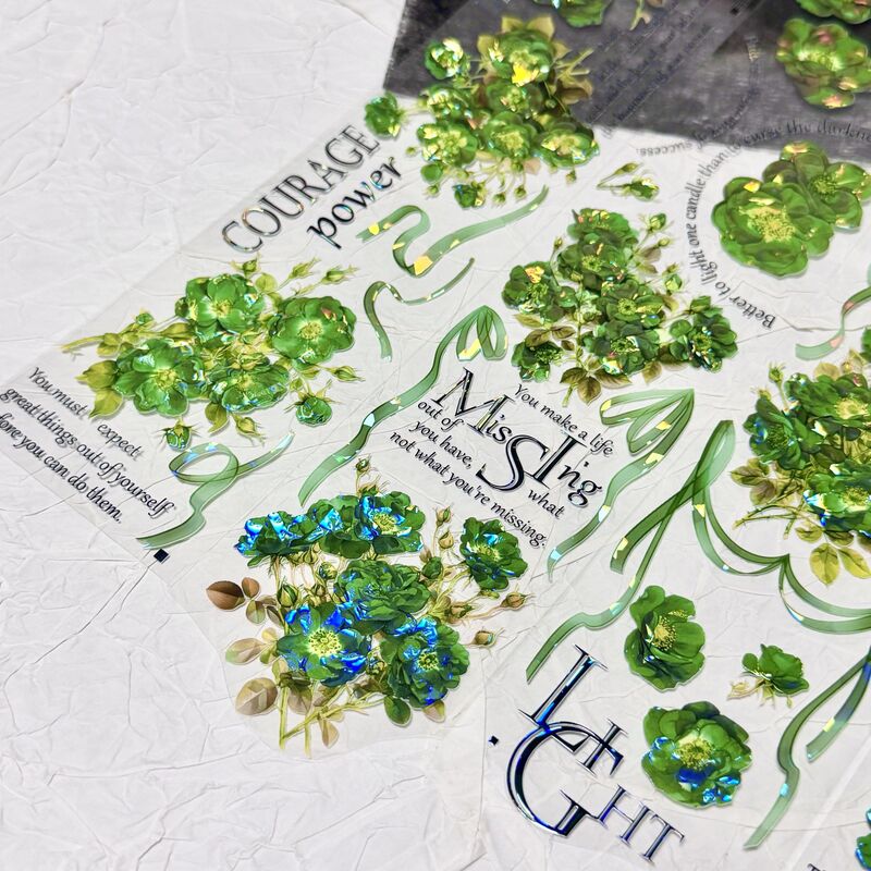 QYマステ6月新作 Emerald Whisper  6cm×5M 貝殻光