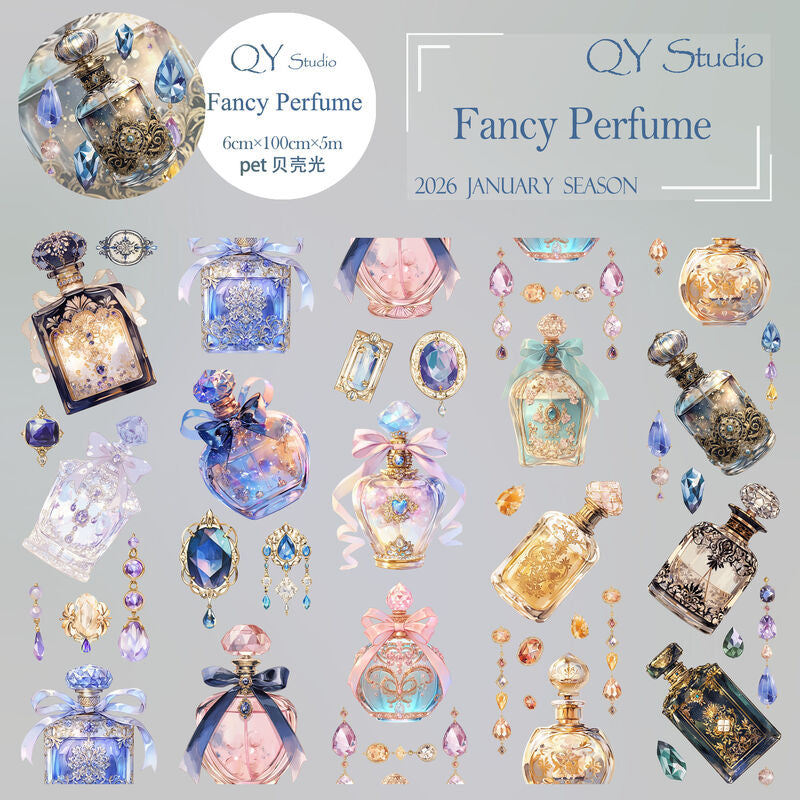 QYマステ2月新作Fancy Perfume 6cm×5M 貝殻光