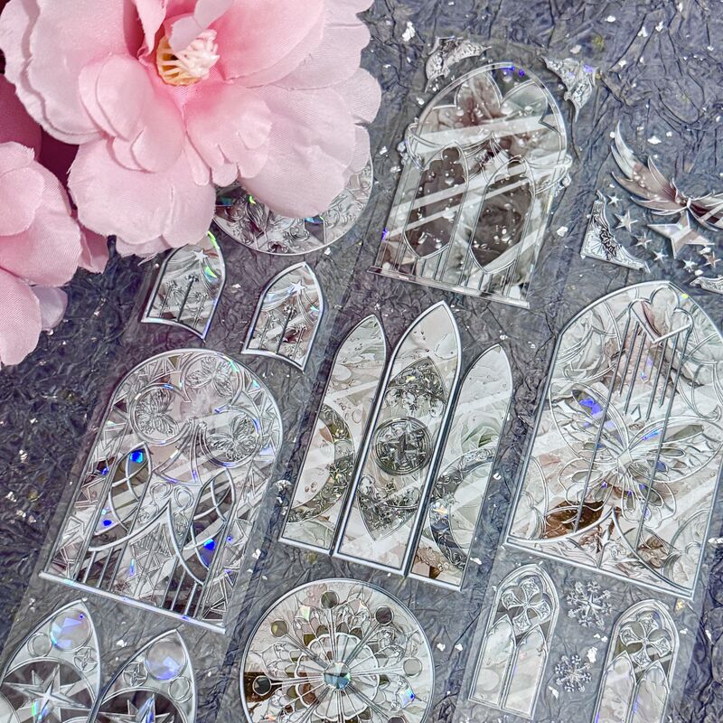 QYマステ8月新作☆French windows-Brown 貝殻光