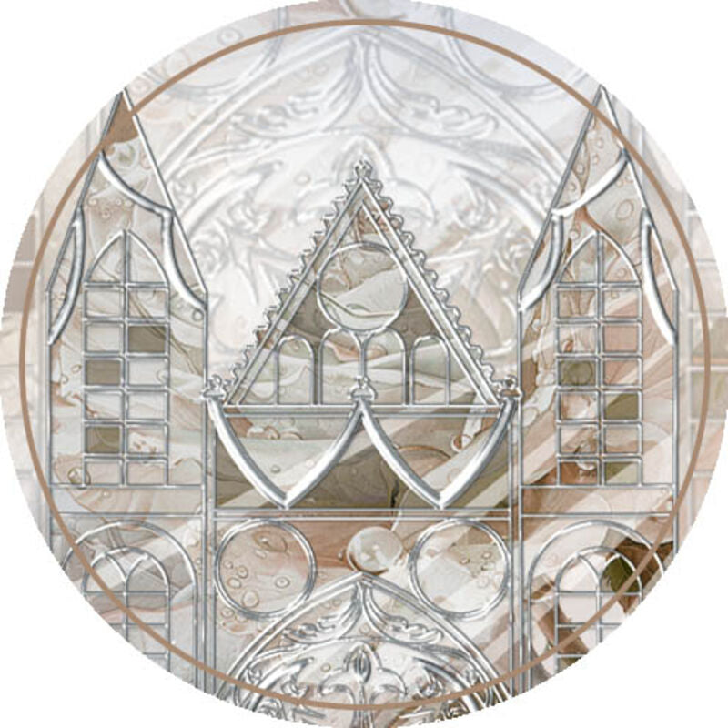 QYマステ8月新作☆French windows-Brown 貝殻光