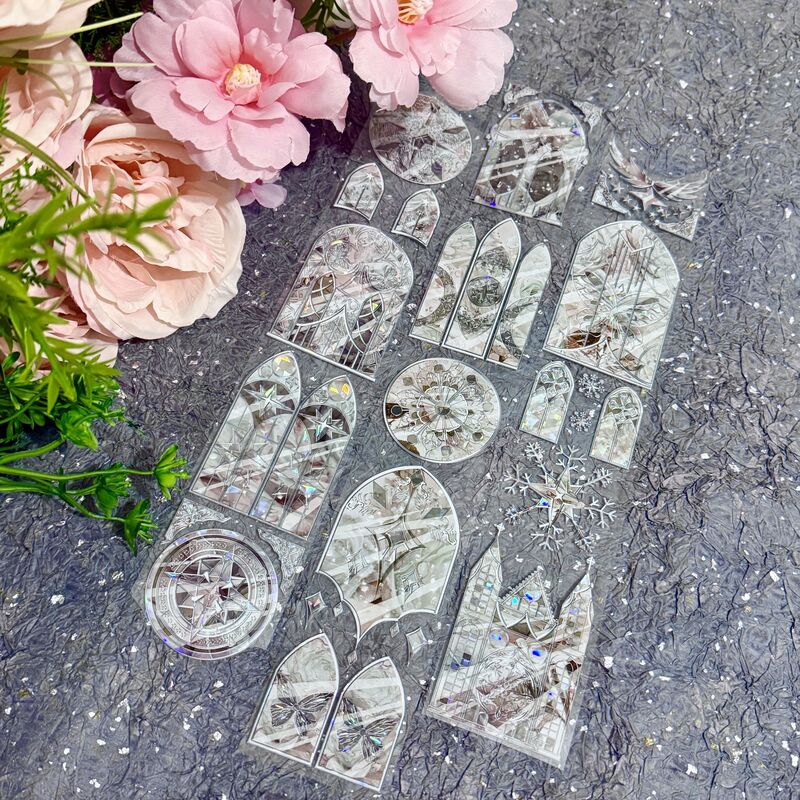 QYマステ8月新作☆French windows-Brown 貝殻光