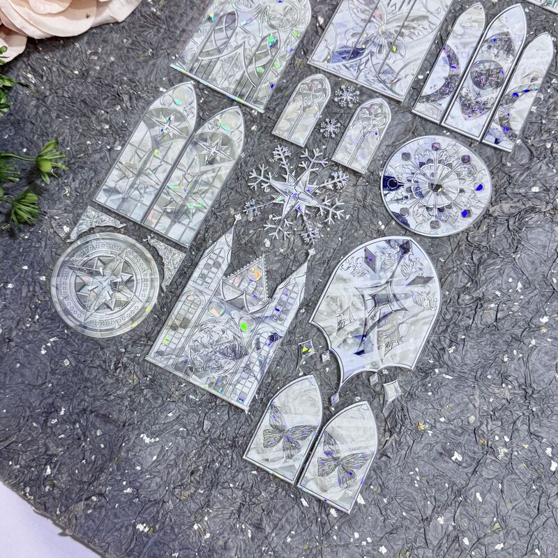 QYマステ8月新作☆French windows-White 貝殻光