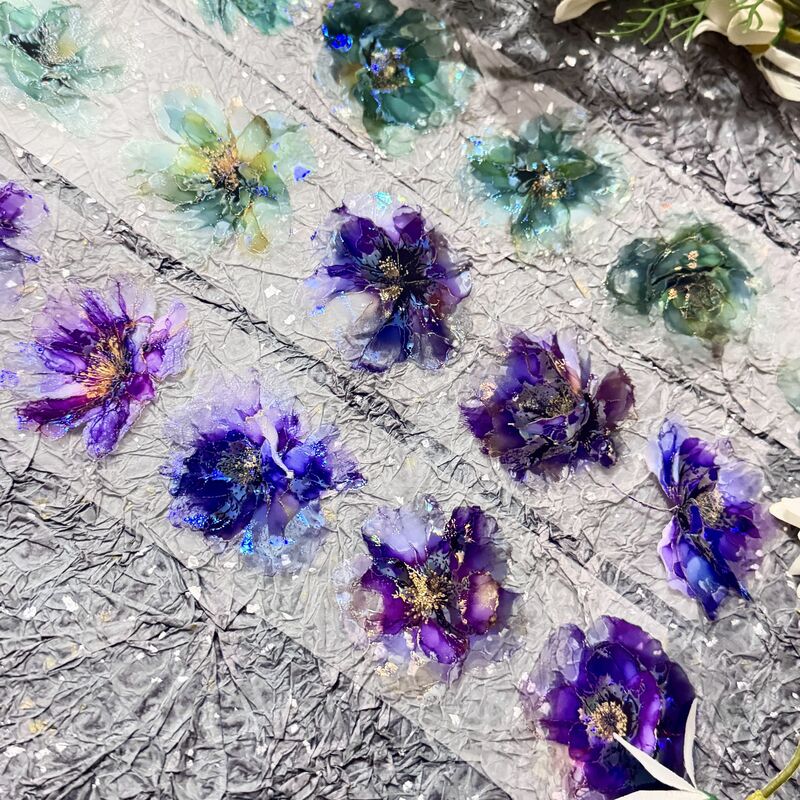 QYマステ8月新作Gilded Haze 6cm×5M 貝殻光