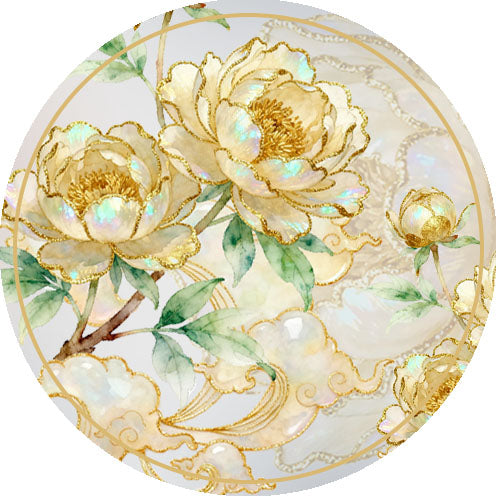 QYマステ12月新作Golden Peony 貝殻光