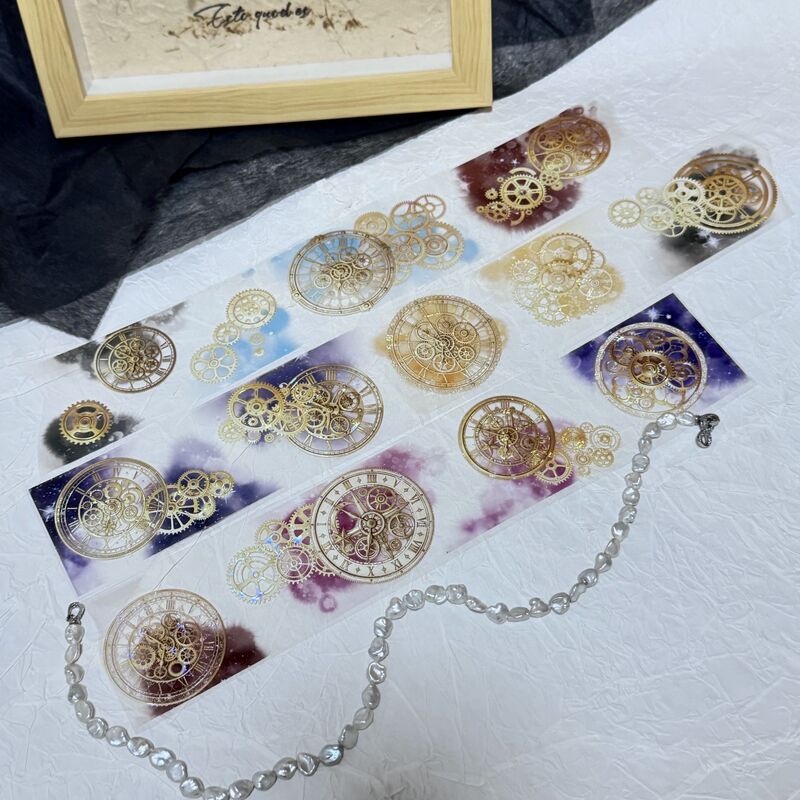 QYマステ10月新作Golden Tick 6cm×5M 貝殻光
