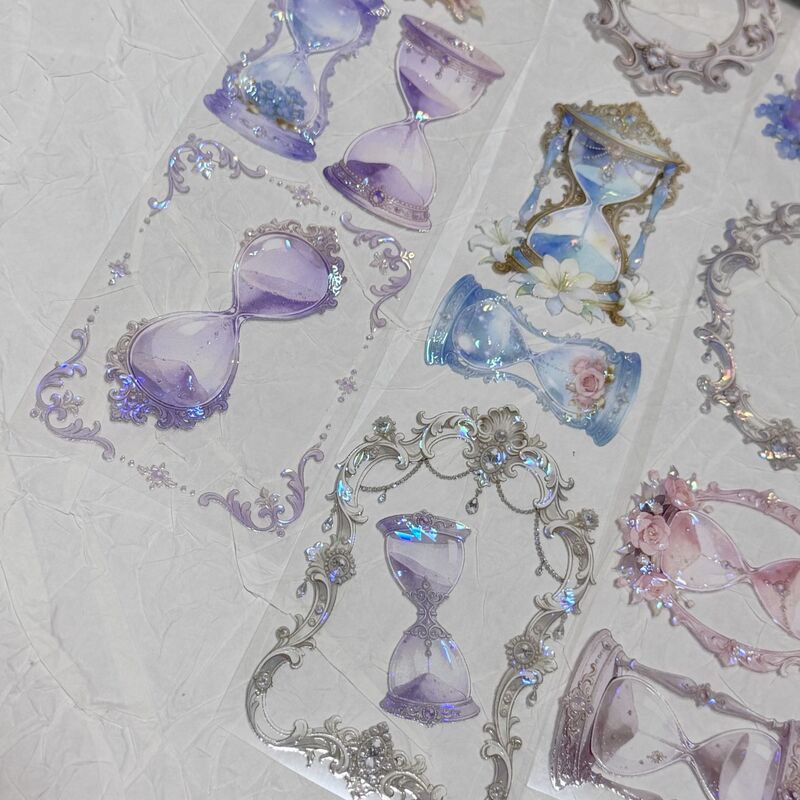 QYマステ4月新作Hourglass 6cm×5M 貝殻光