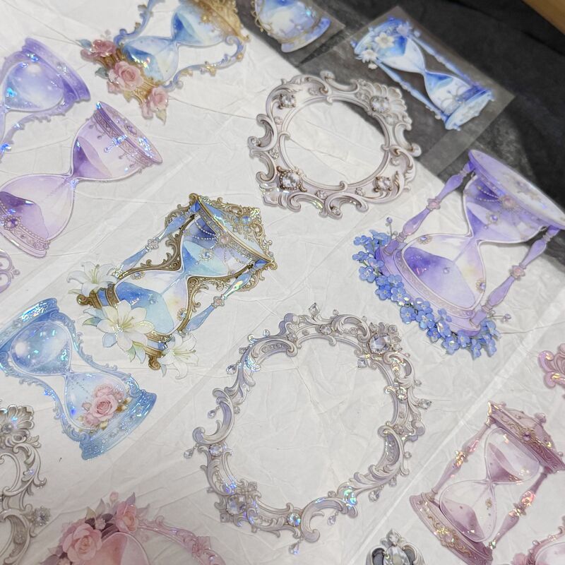 QYマステ4月新作Hourglass 6cm×5M 貝殻光