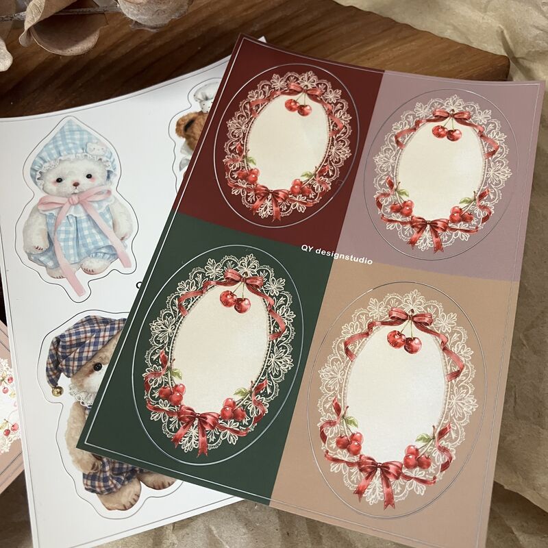 QY studio3月ステッカー型抜き新作コンプセット