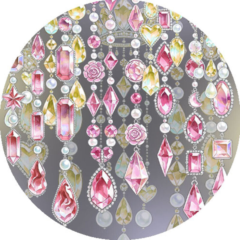 QYマステ8月新作Ice Crystal 6cm×5M 貝殻光