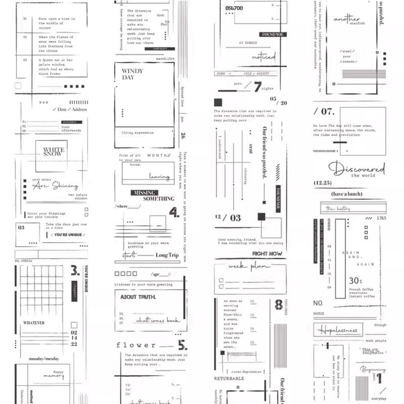 JDSZマステ打底线条 5cm×10M(100cmループ)PET