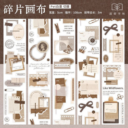 JDSZマステ碎片画布5cm×5M(100cmループ)PET・型抜き