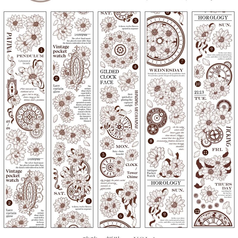 KKYマステ【单色菊】6cm×5M(125cmループ)PET