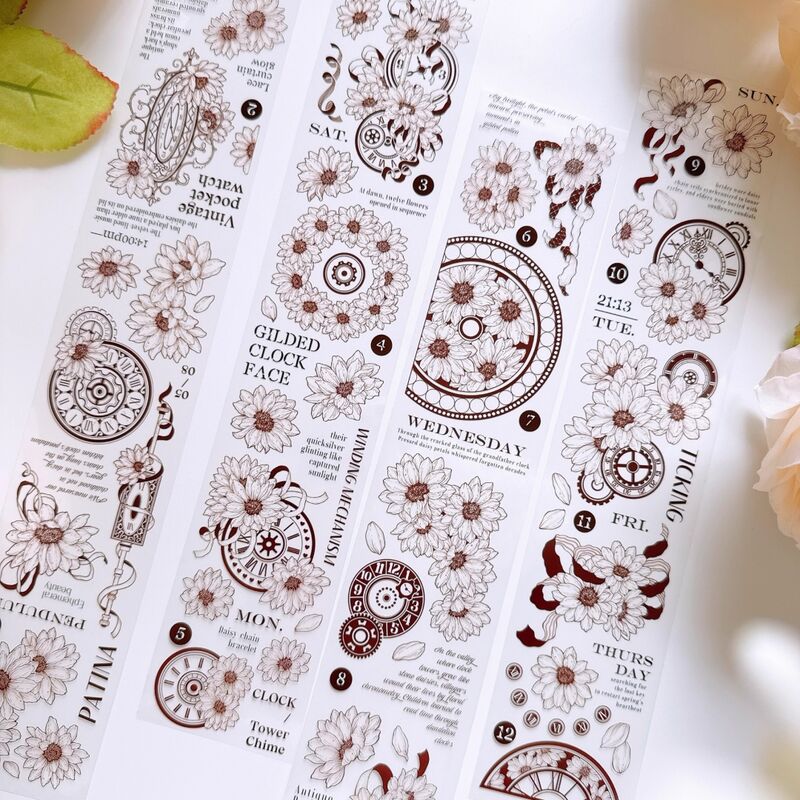 KKYマステ【单色菊】6cm×5M(125cmループ)PET