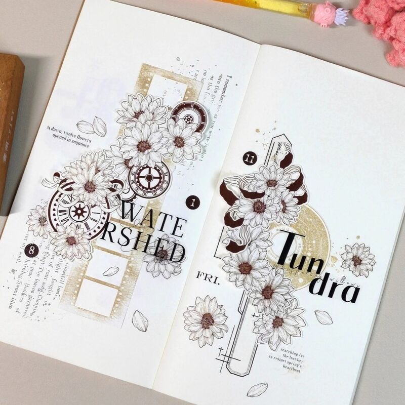 KKYマステ【自然时刻】6cm×5M(100cmループ)PET