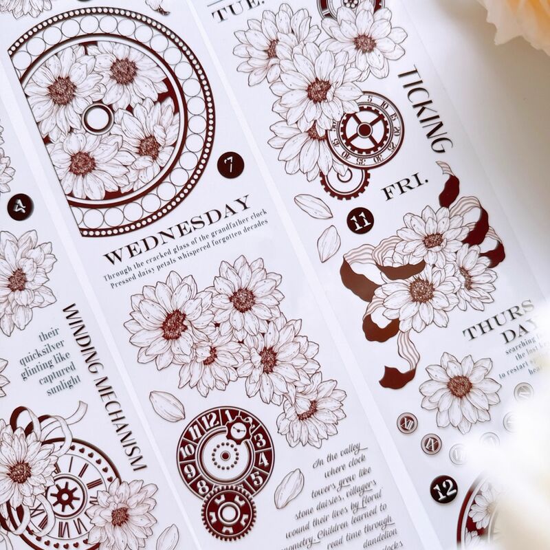 KKYマステ【单色菊】6cm×5M(125cmループ)PET