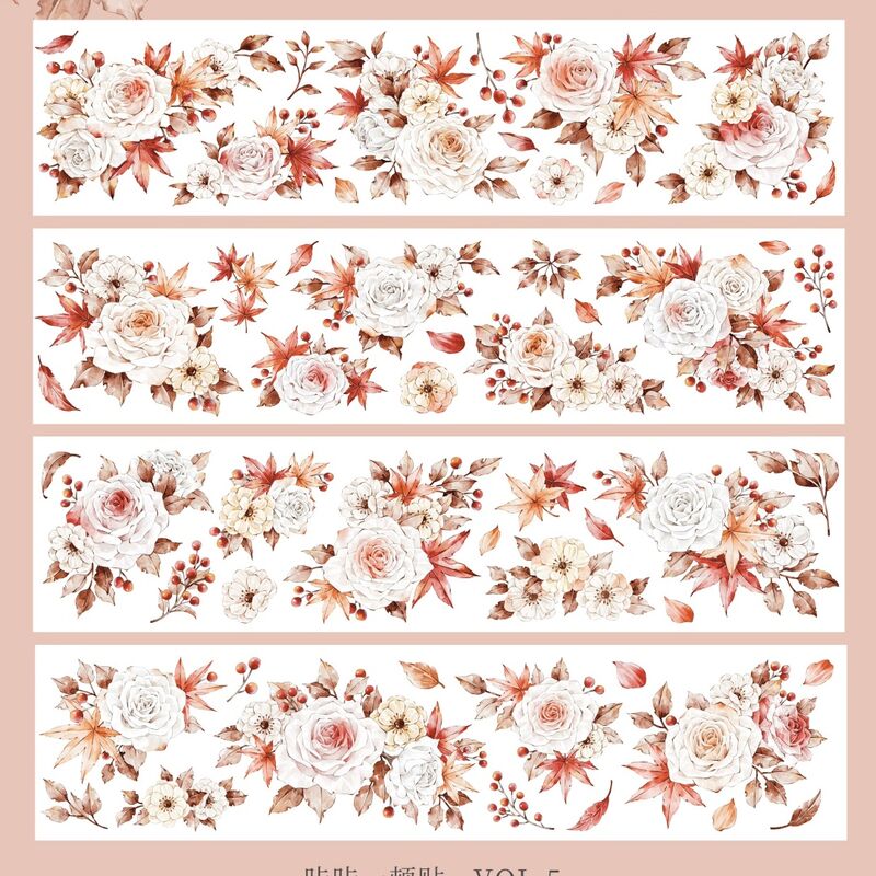 KKYマステ【枫林晚】6cm×5M(100cmループ)PET