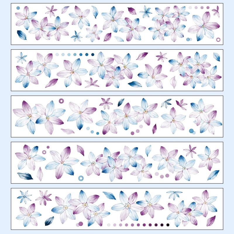 KKYマステ【风雨兰】5cm×5M(125cmループ)PET