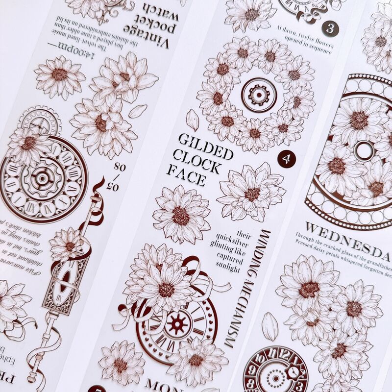 KKYマステ【单色菊】6cm×5M(125cmループ)PET