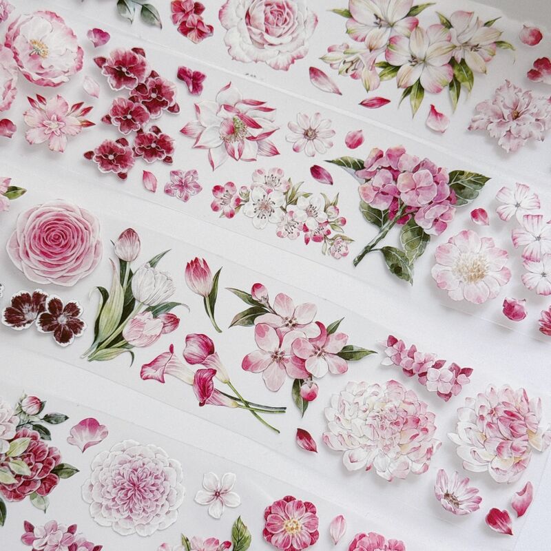 KKYマステ【粉花集】5.5cm×5M(100cmループ)PET