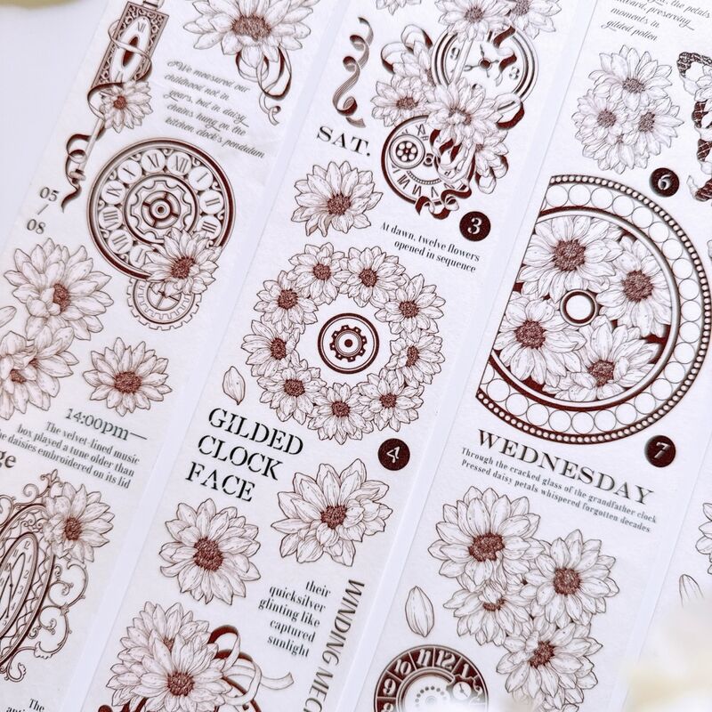 KKYマステ【单色菊】6cm×5M(125cmループ)PET