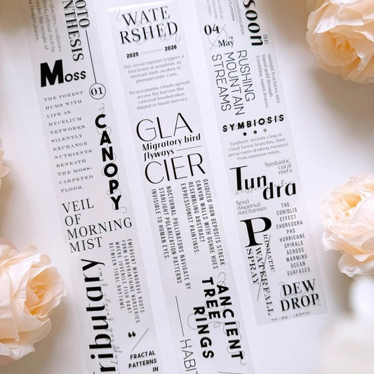 KKYマステ【自然时刻】6cm×5M(100cmループ)PET