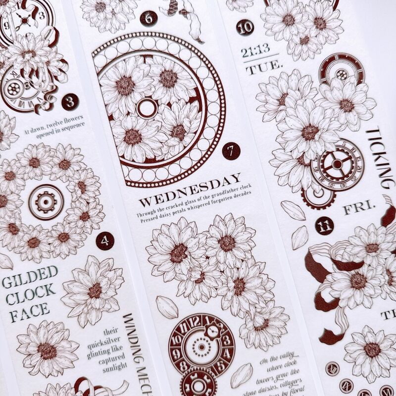 KKYマステ【单色菊】6cm×5M(125cmループ)PET