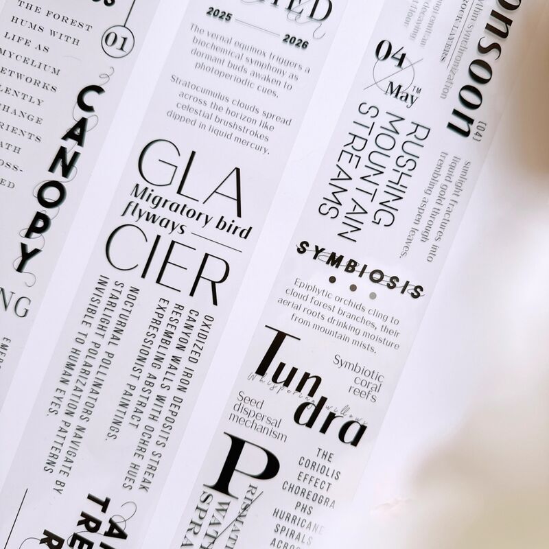 KKYマステ【自然时刻】6cm×5M(100cmループ)PET