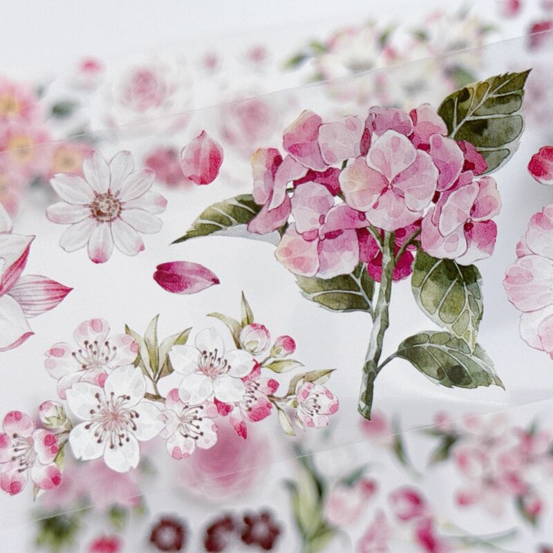 KKYマステ【粉花集】5.5cm×5M(100cmループ)PET