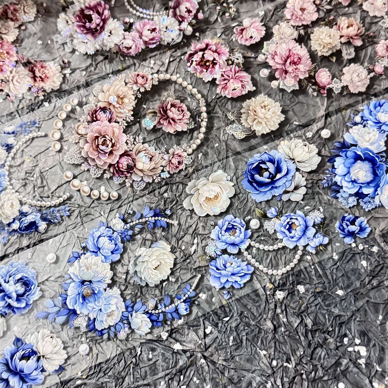 QYマステ8月新作Lace Garland 6cm×5M 貝殻光
