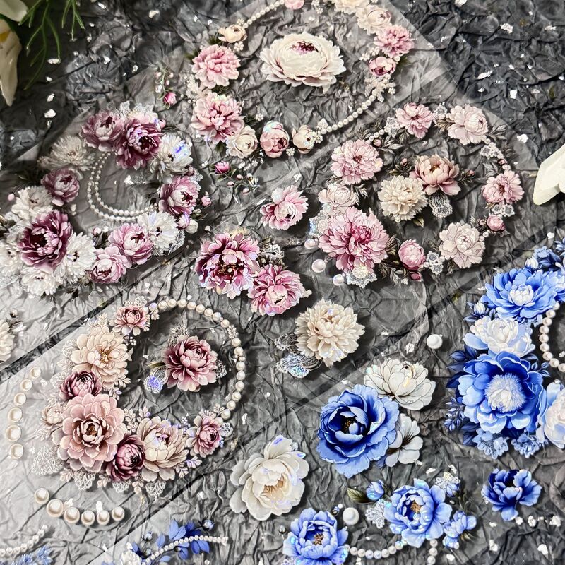 QYマステ8月新作Lace Garland 6cm×5M 貝殻光