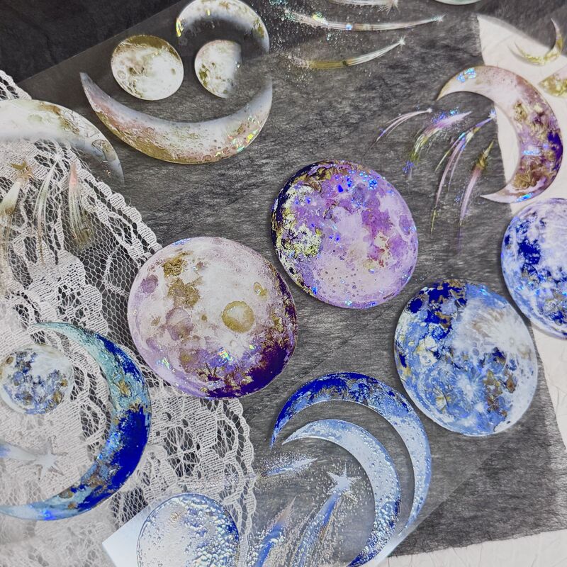 QYマステ12月リニューアル新作Lunar-galaxy Ⅱ 6cm×5M 貝殻光