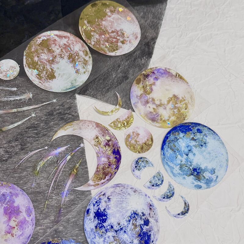 QYマステ12月リニューアル新作Lunar-galaxy Ⅱ 6cm×5M 貝殻光
