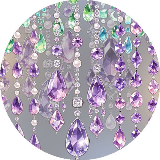 QYマステ8月新作Mint Crystal 6cm×5M 貝殻光