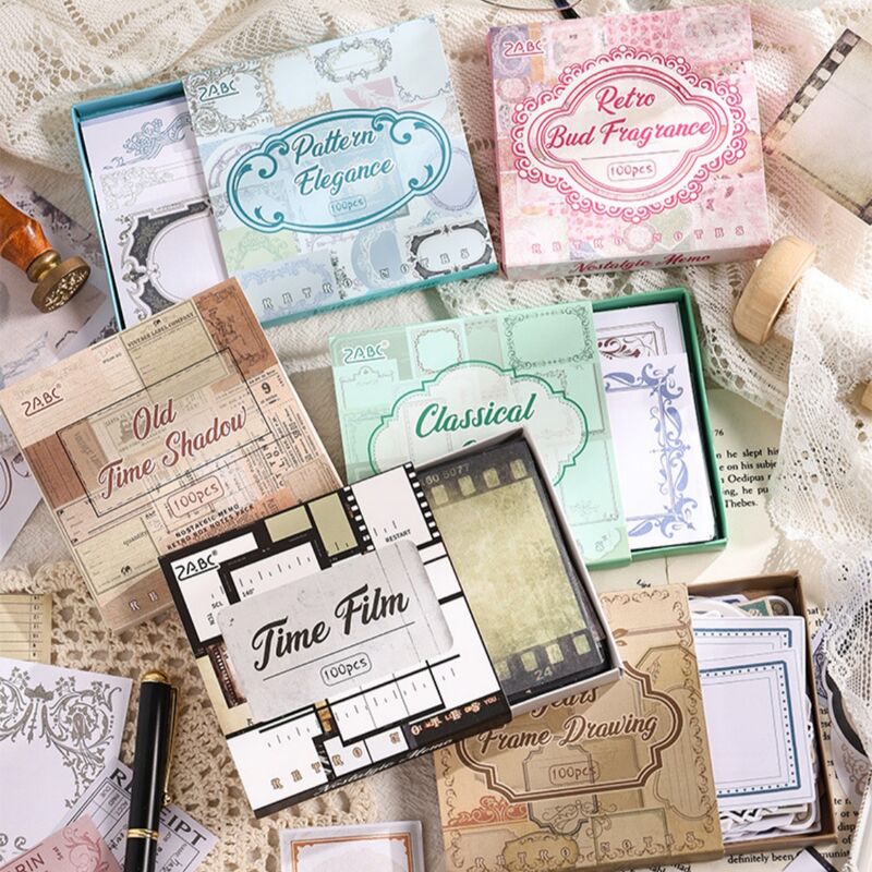 ZABCコラージュペーパー素材セット怀旧便签