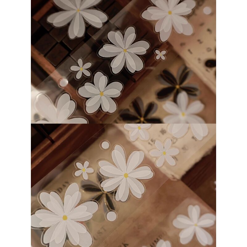 YIERマステ【透白花集】PETダイカット