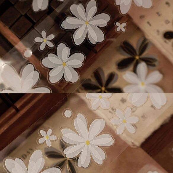 YIERマステ【透白花集】PETダイカット