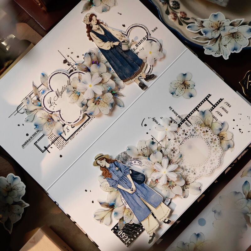 YIERマステ【透白花集】PETダイカット