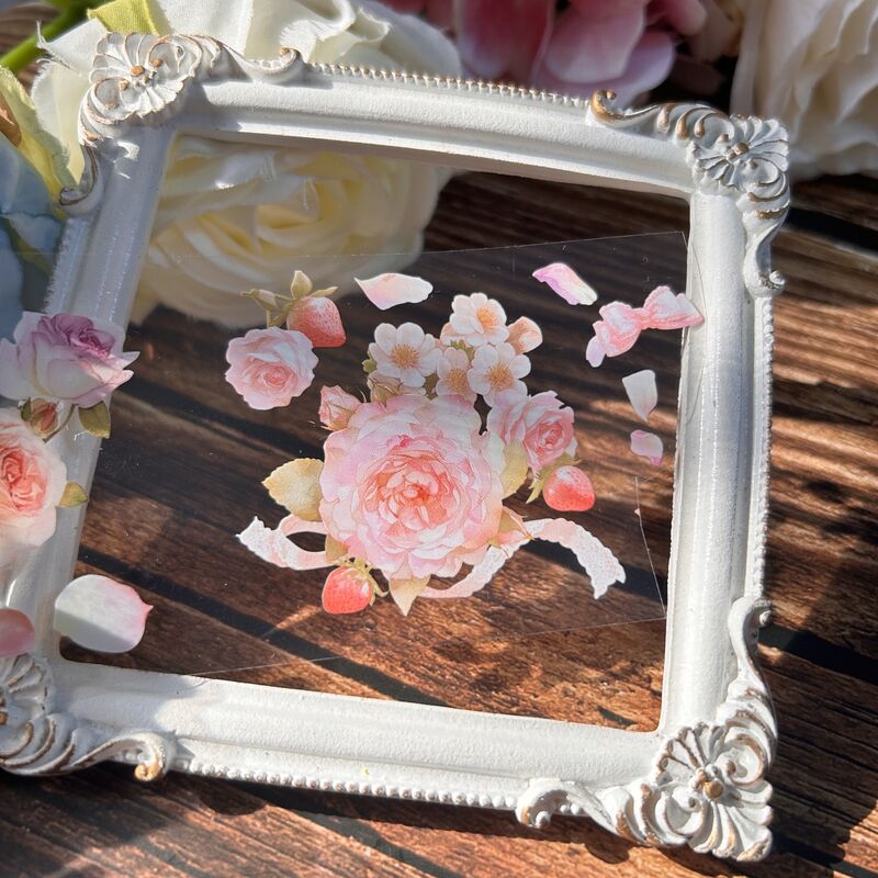 QYマステ4月新作Polish floral 6cm×5M PET