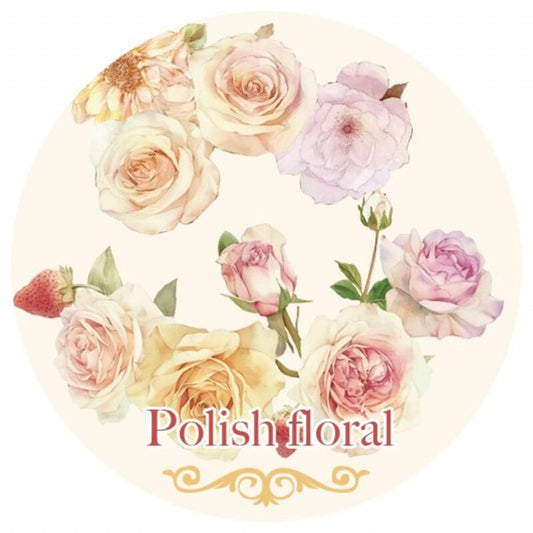 QYマステ4月新作Polish floral 6cm×5M PET