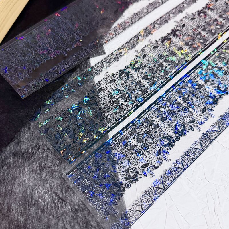 QYマステ1月新作Black Lace 6cm×5M 貝殻光