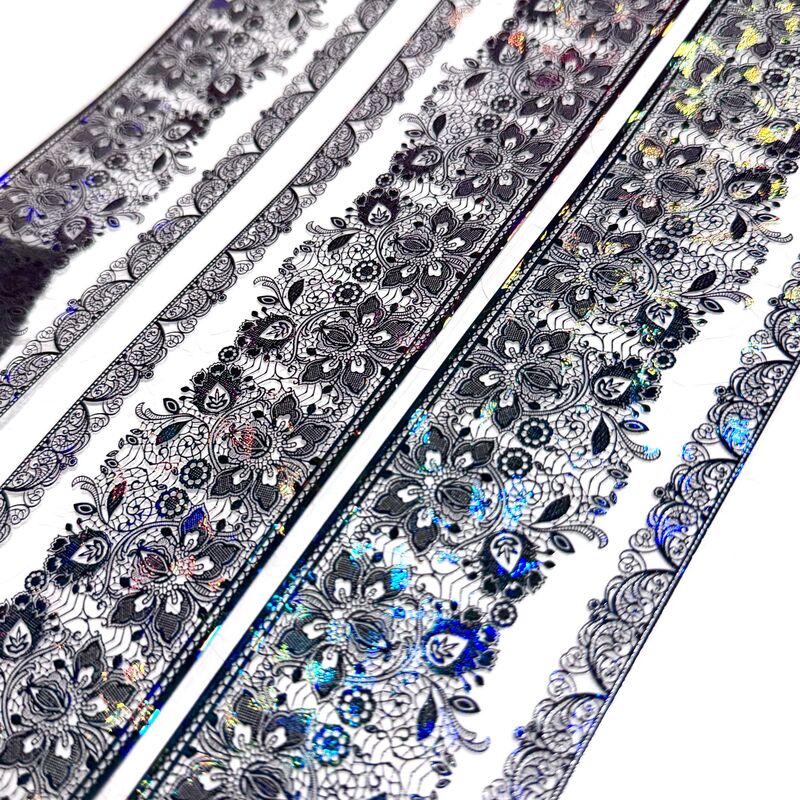 QYマステ1月新作Black Lace 6cm×5M 貝殻光