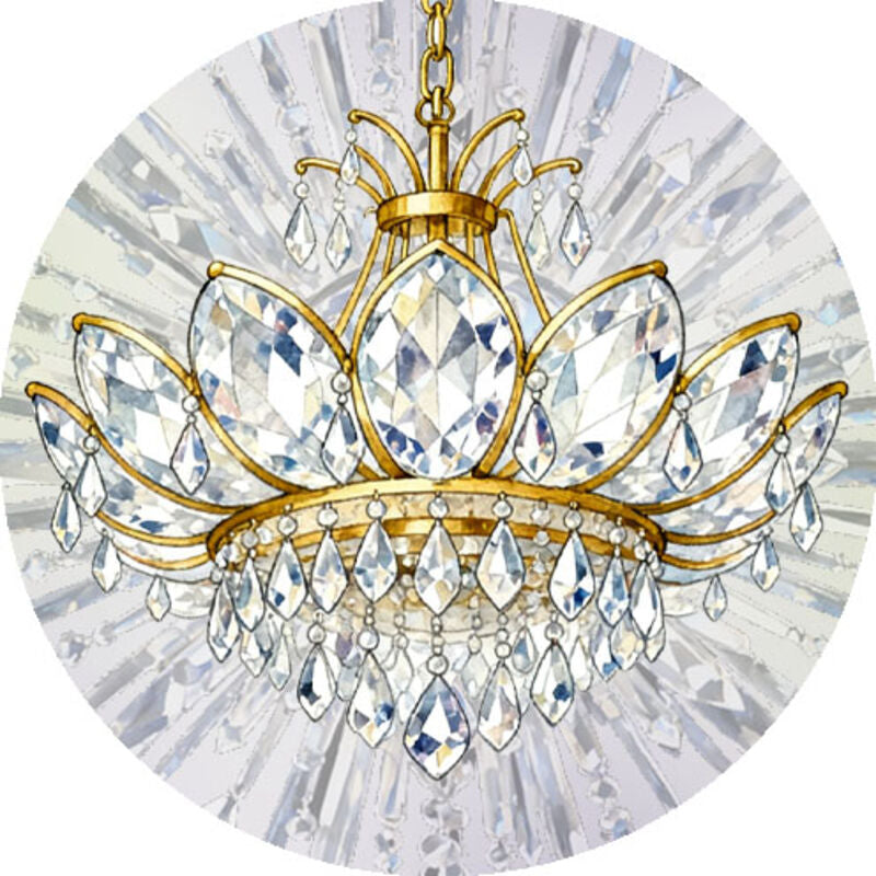 QYマステ1月新作Chandelier Night 6cm×5M 貝殻光