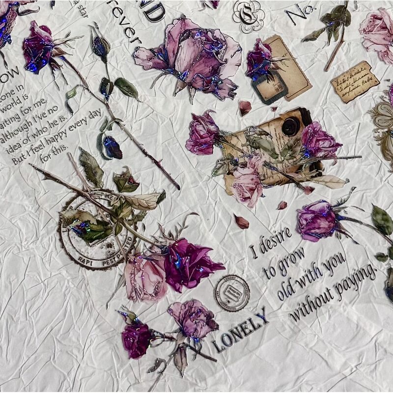 QYマステ❀Rose story-Classy 貝殻光