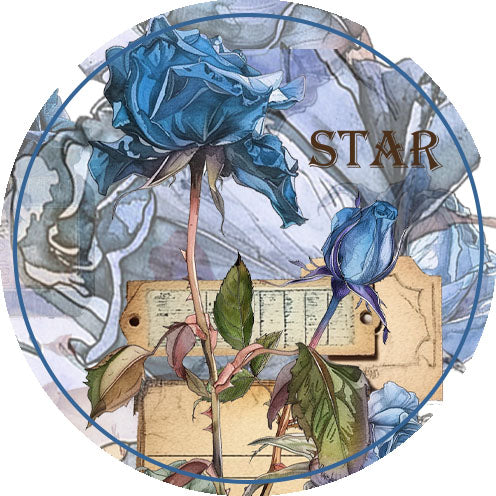 QYマステ❀Rose story-Tears 貝殻光