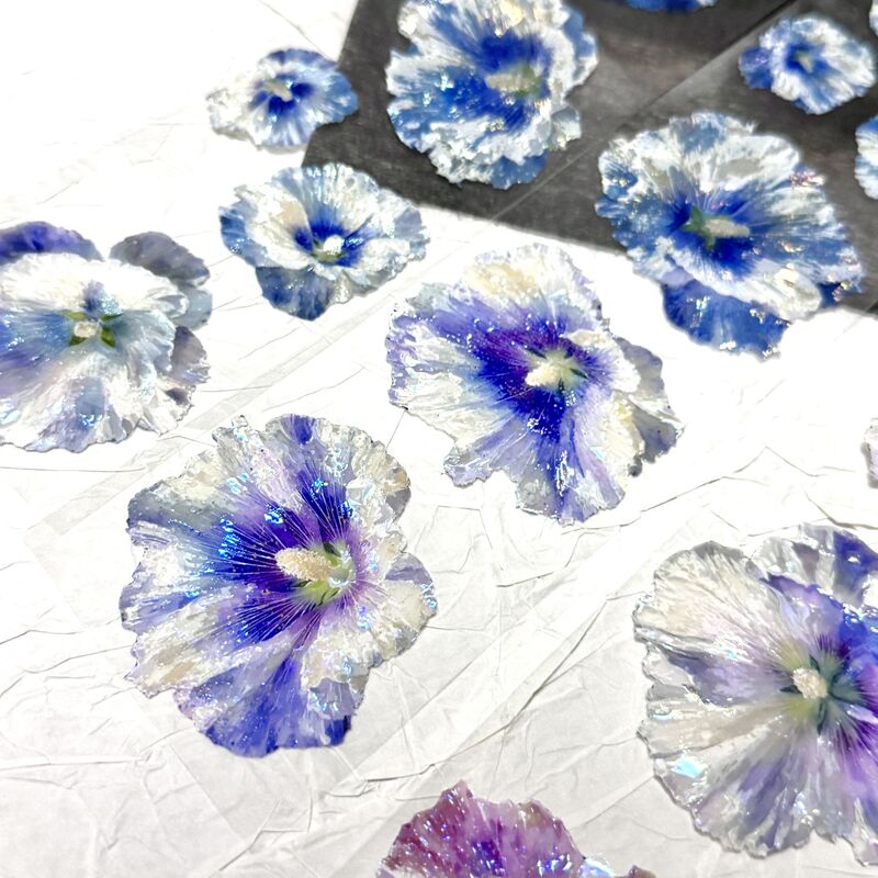 QYマステ6月新作 Ruri Bloom  6cm×5M 貝殻光