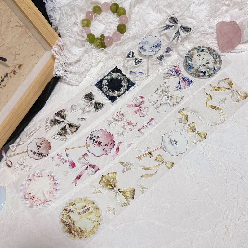 QYマステ12月新作Satin Bows 貝殻光