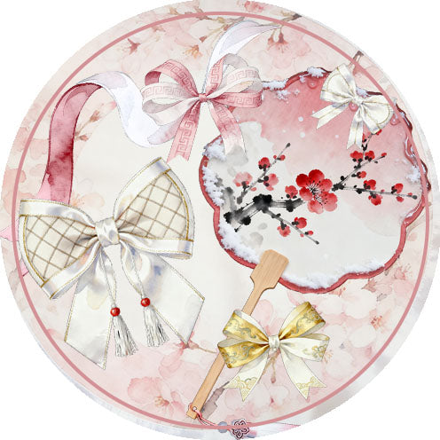 QYマステ12月新作Satin Bows 貝殻光