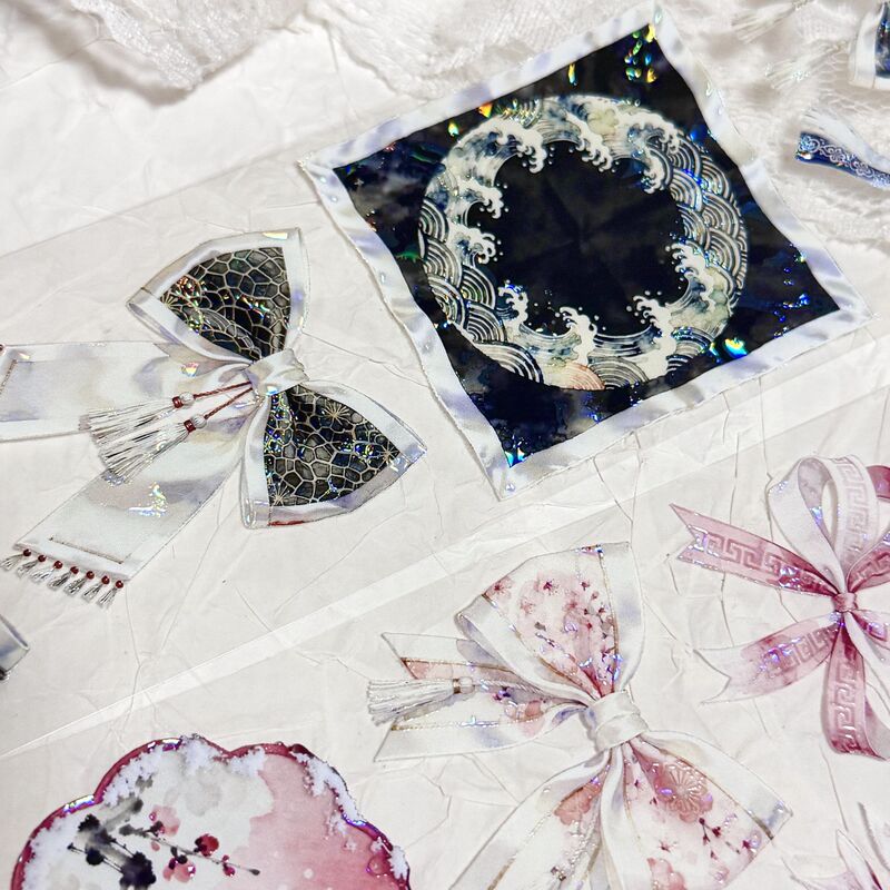 QYマステ12月新作Satin Bows 貝殻光