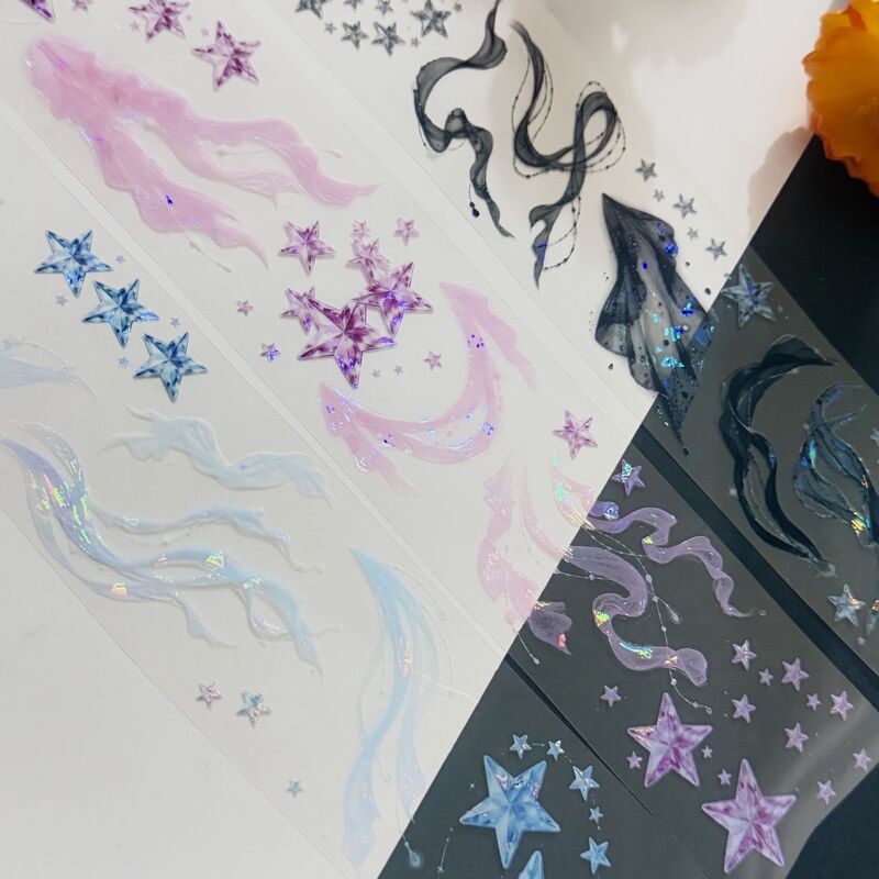 QYマステ7月新作 Stellar Veil 6cm×5M 貝殻光