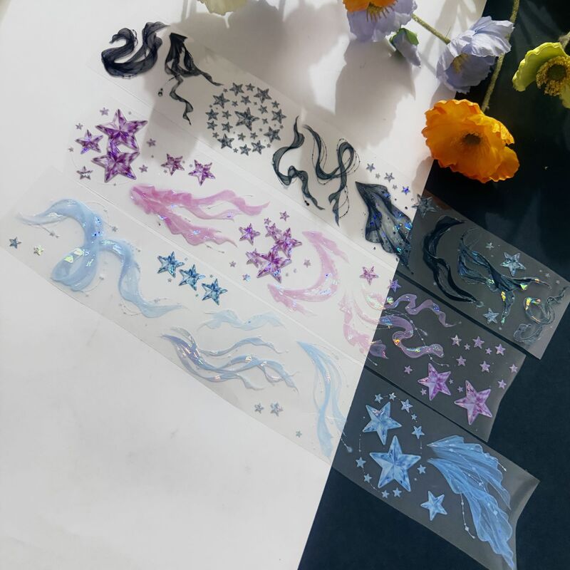 QYマステ7月新作 Stellar Veil 6cm×5M 貝殻光